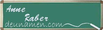 Anne Raber Visitenkarte